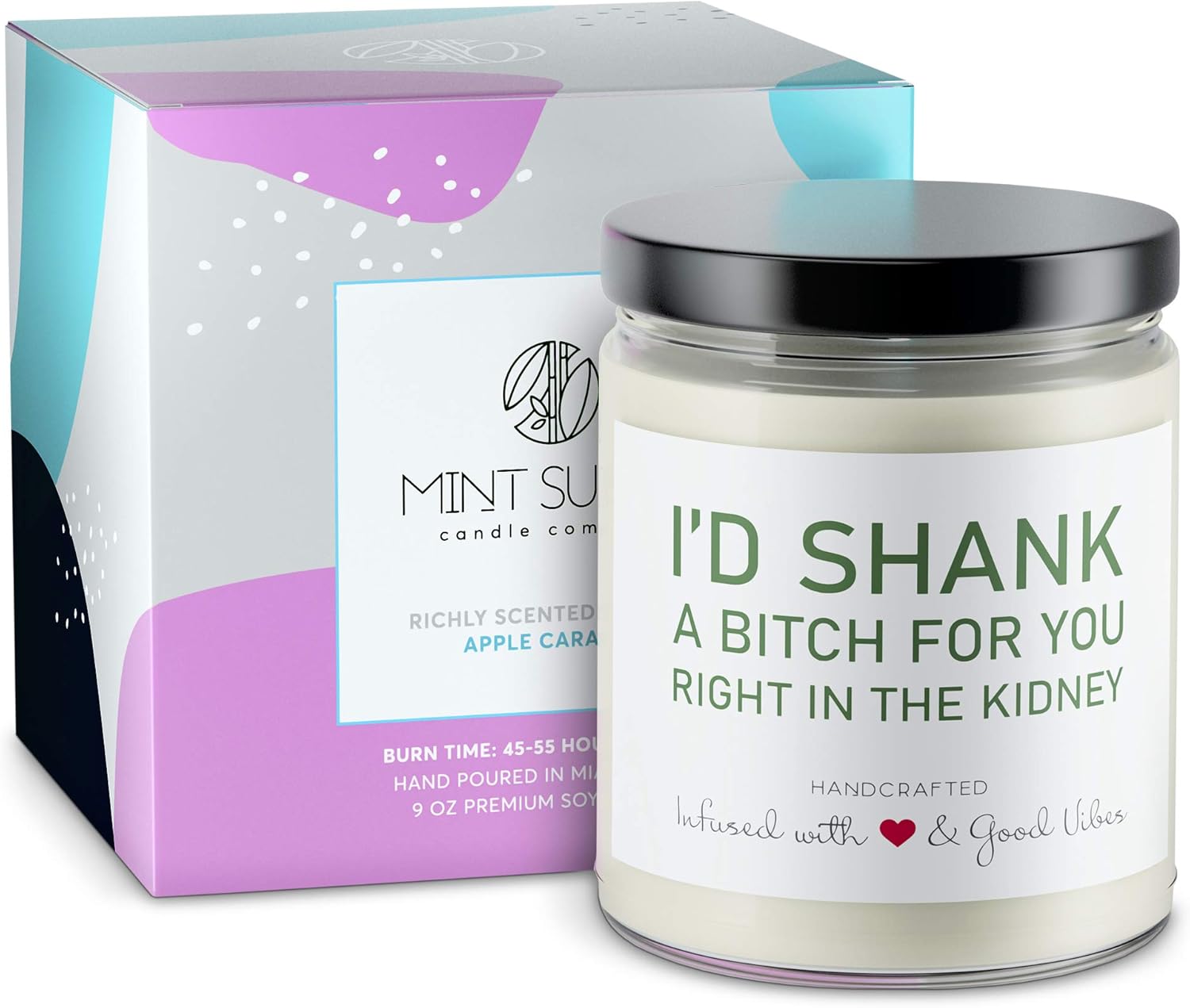 I'd Shank a Bitch Candle - Funny gag gift product image